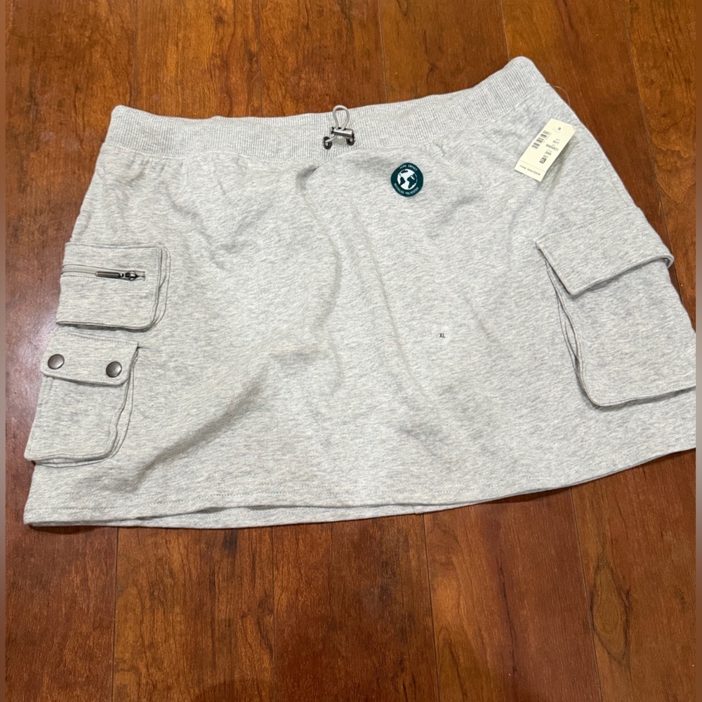 Aeropostale Gray Cargo Pocket Skirt